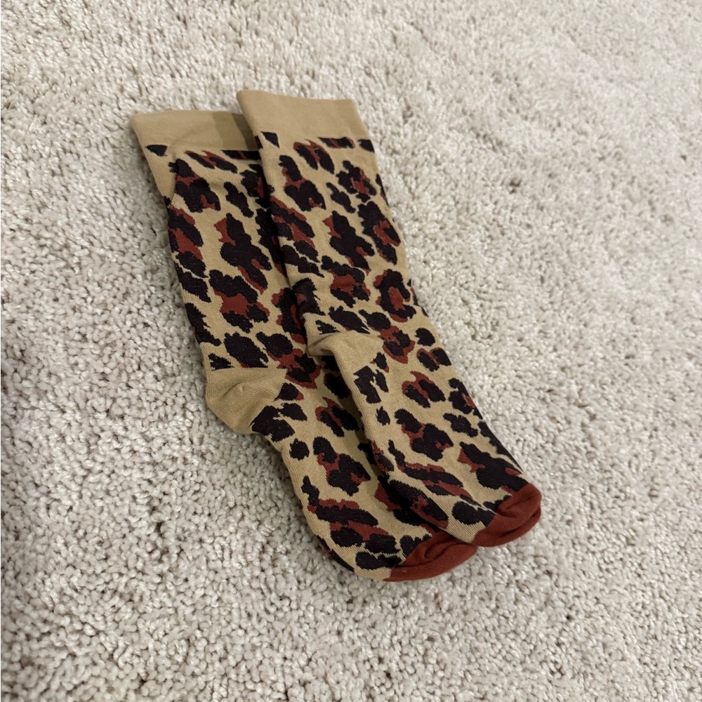 Leopard Print Women’s Socks